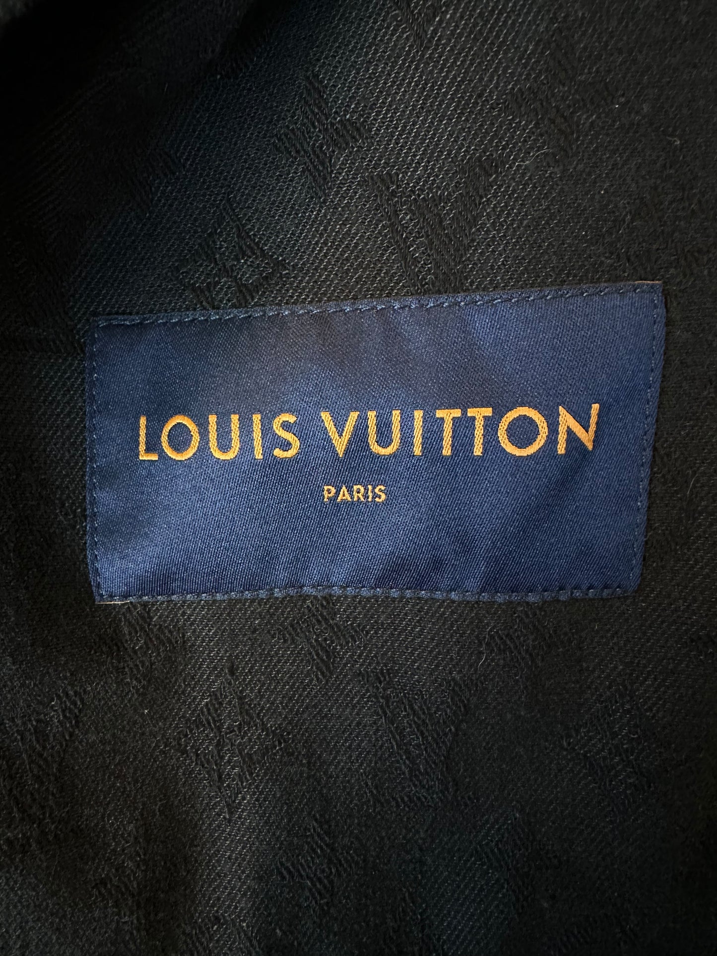 Louis Vuitton Black Monogram Denim Jacket