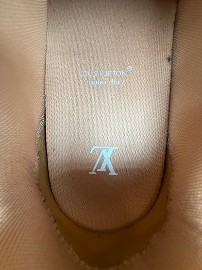 Louis Vuitton Khaki & Red Buttersoft Sneakers