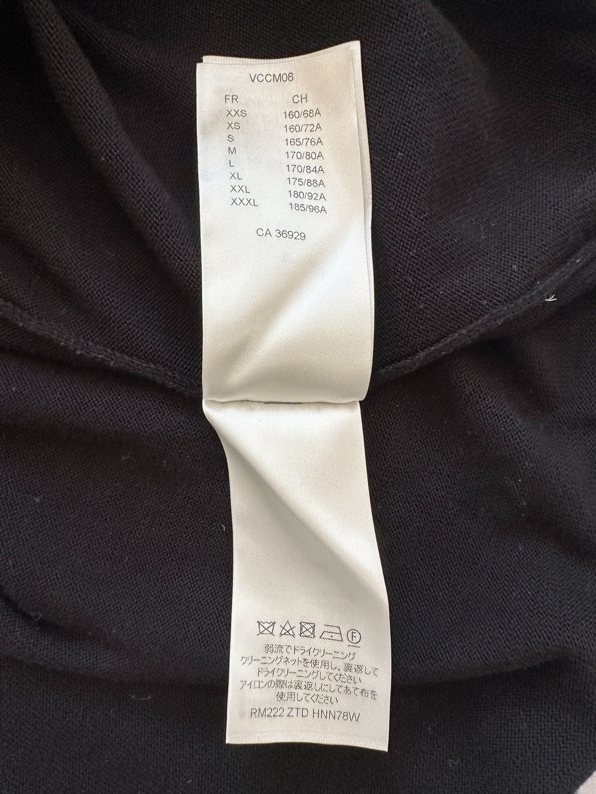 Louis Vuitton LV 1854 Graphic Knit T-Shirt, Black, M