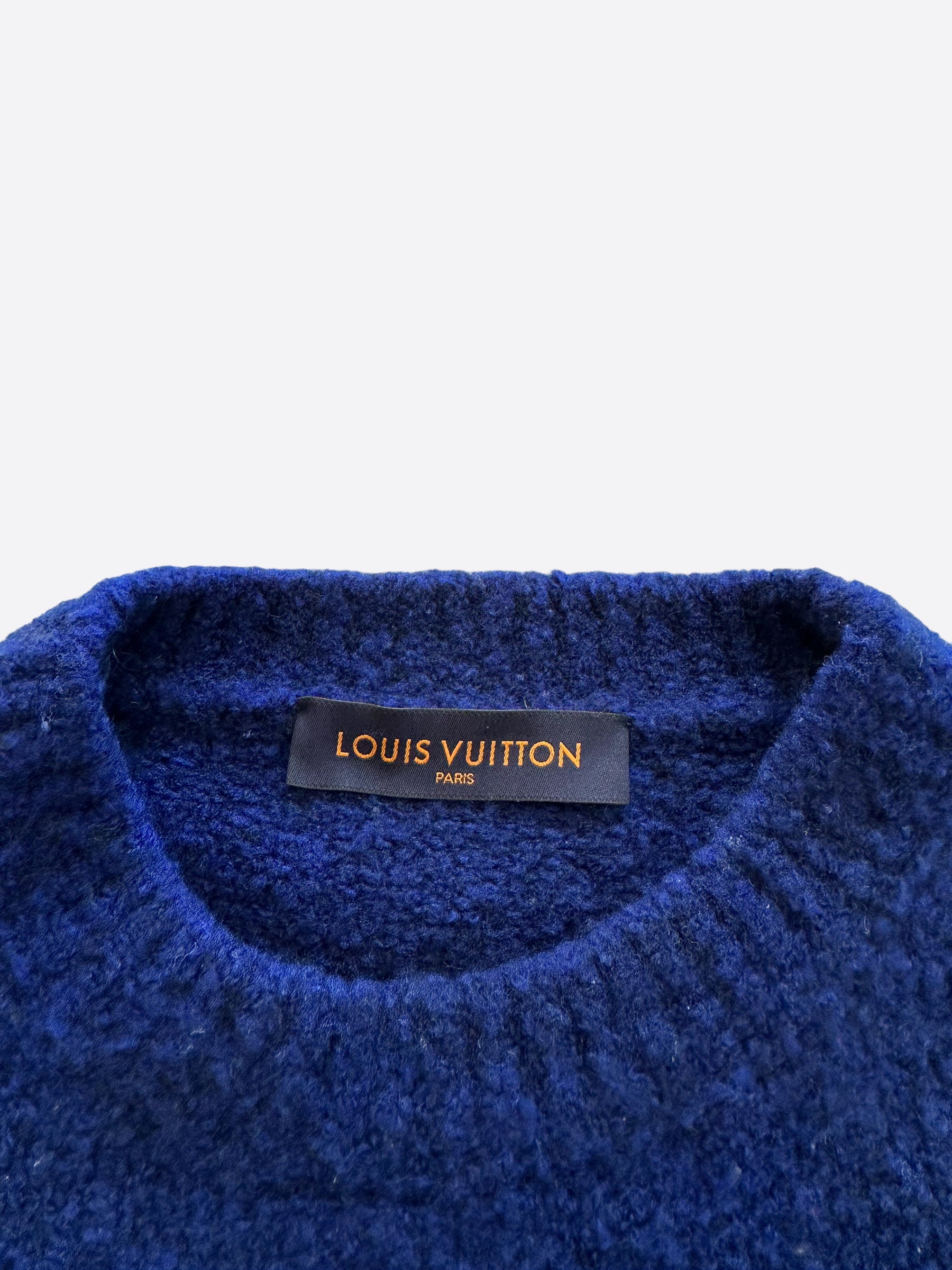 Lv discount intarsia crewneck