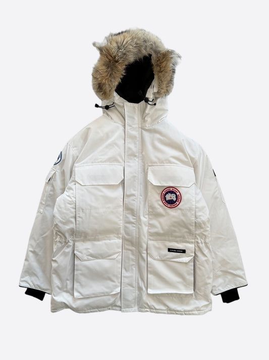 Canada Goose White PBI Expedition Men's Jacket
