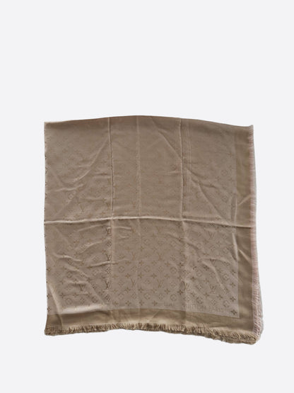 Louis Vuitton Ecru Monogram Blanket Shawl