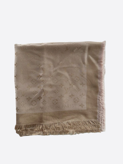 Louis Vuitton Ecru Monogram Blanket Shawl