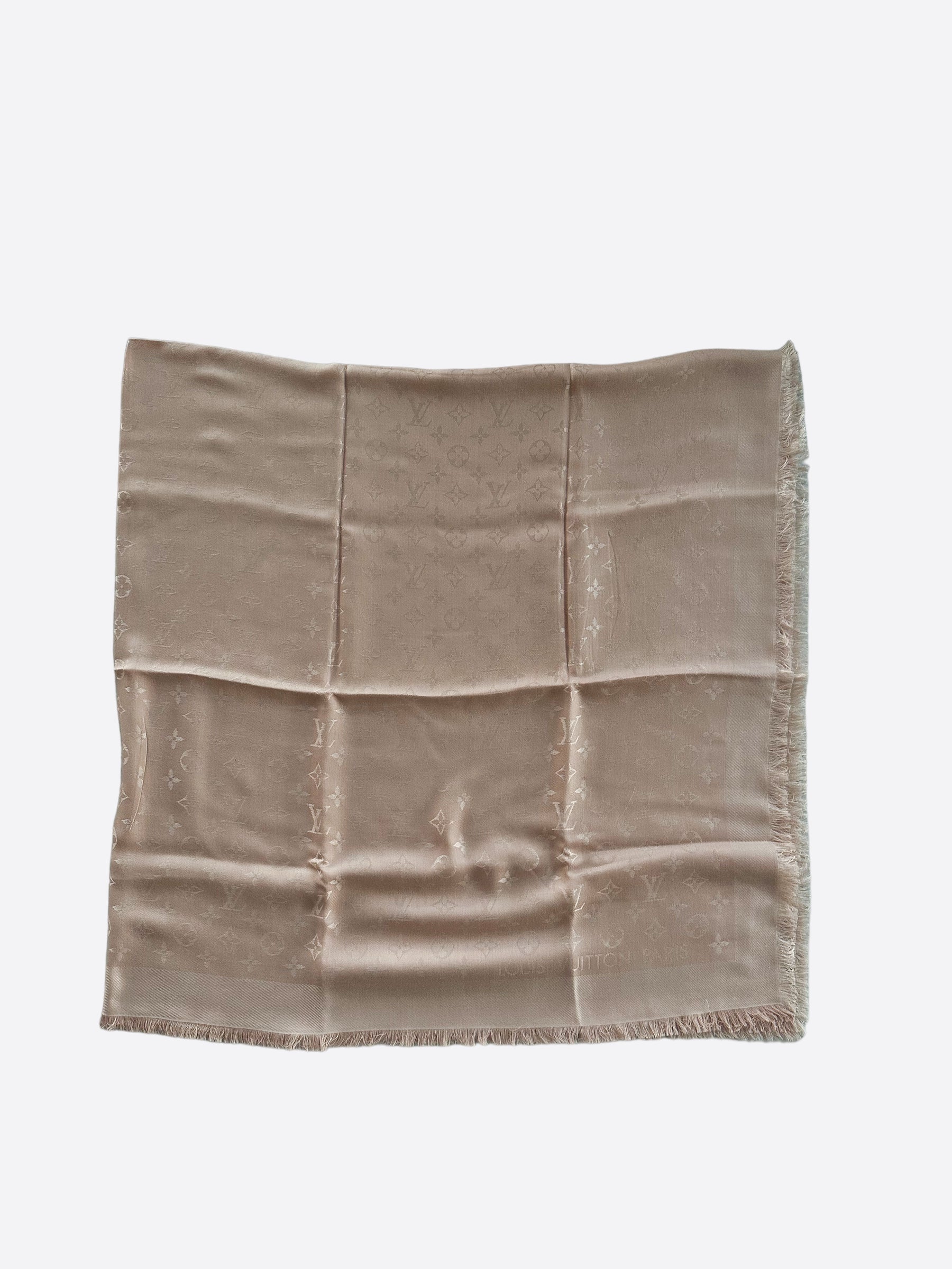 Louis Vuitton Grey Monogram Blanket Shawl – Savonches