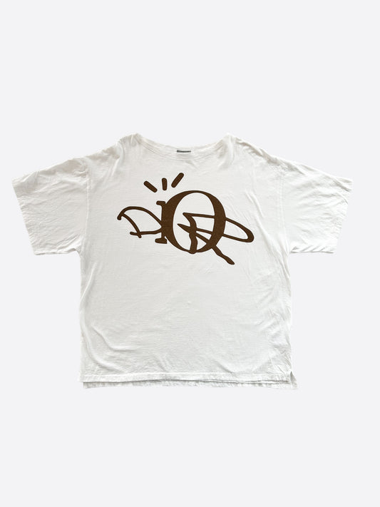 Dior Cactus Jack White & Brown Logo T-Shirt