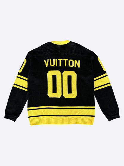 Louis Vuitton Black & Yellow Knit Jersey