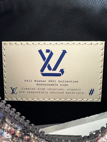 Louis Vuitton Grey & White Monogram Recycle Keepall XS