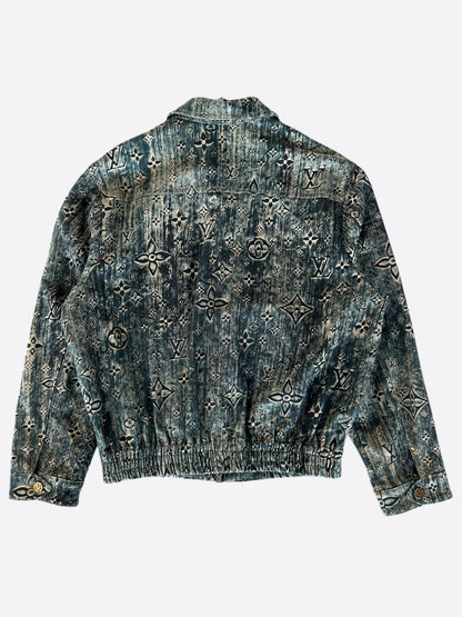 Louis Vuitton Blue Star Monogram Denim Jacket