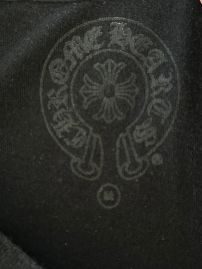 Chrome Hearts Black & Red Horseshoe Logo T-Shirt