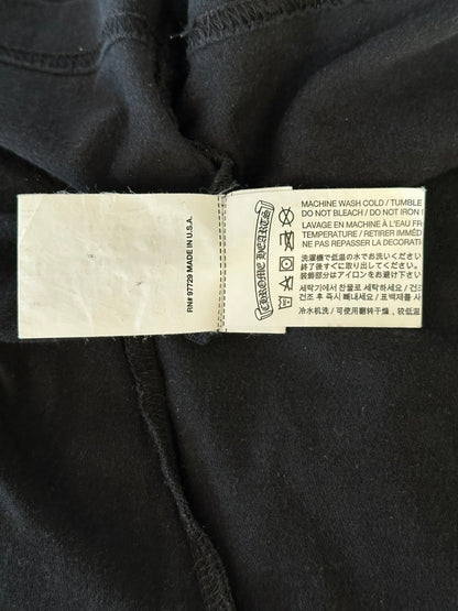 Chrome Hearts Black & Red Horseshoe Logo T-Shirt