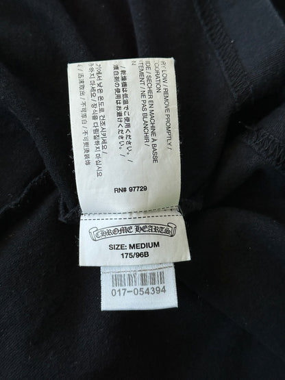 Chrome Hearts Black & Red Horseshoe Logo T-Shirt