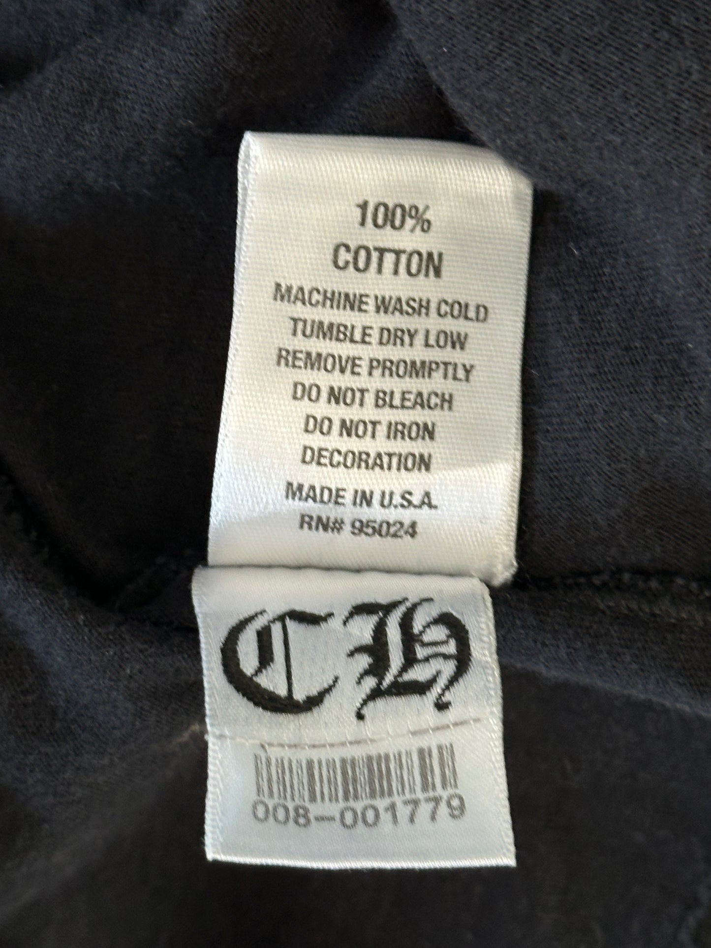 Chrome Hearts Black & White Eyechart T-Shirt