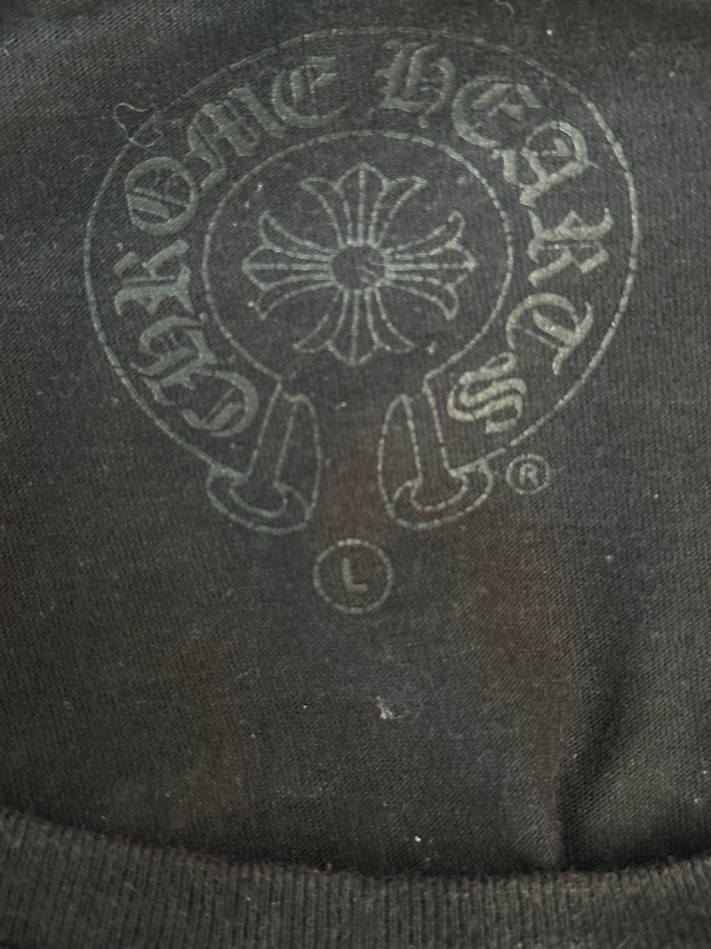 Chrome Hearts Black & White Tokyo Exclusive Eyechart T-Shirt