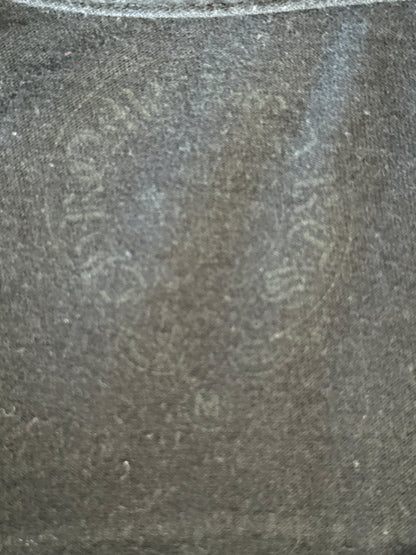 Chrome Hearts Black & White USA Scroll Logo T-Shirt