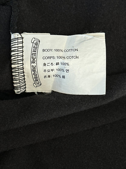 Chrome Hearts Black & White Cross Logo T-Shirt