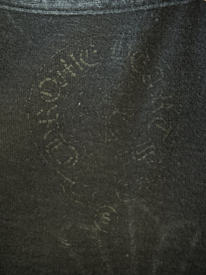 Chrome Hearts Black & White Cemetery Cross Logo T-Shirt