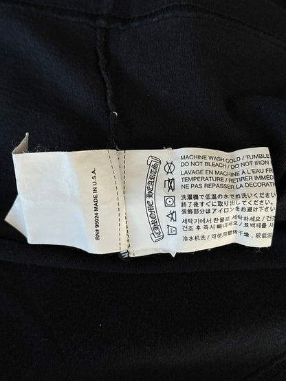 Chrome Hearts Black & White Cemetery Cross Logo T-Shirt