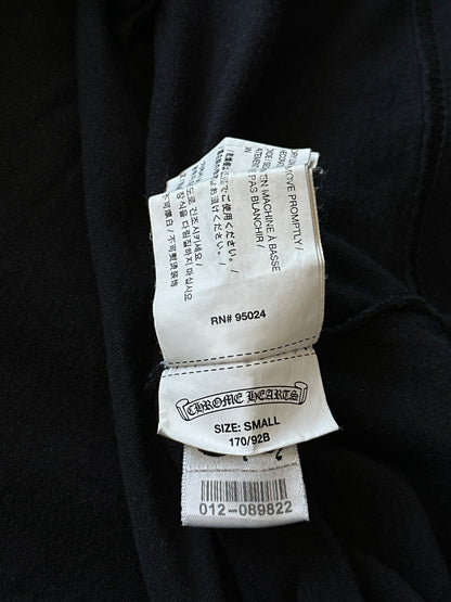 Chrome Hearts Black & White Cemetery Cross Logo T-Shirt