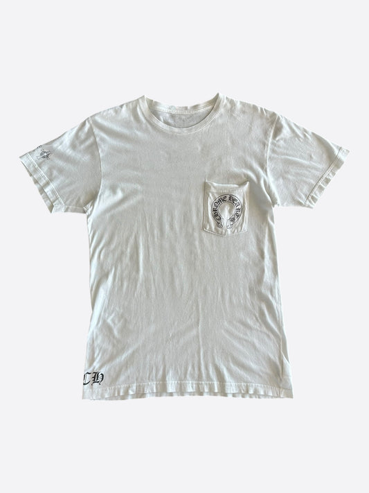 Chrome Hearts White & Black T-Bar T-Shirt