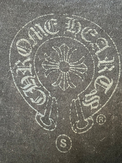 Chrome Hearts Black & White Dagger Logo T-Shirt