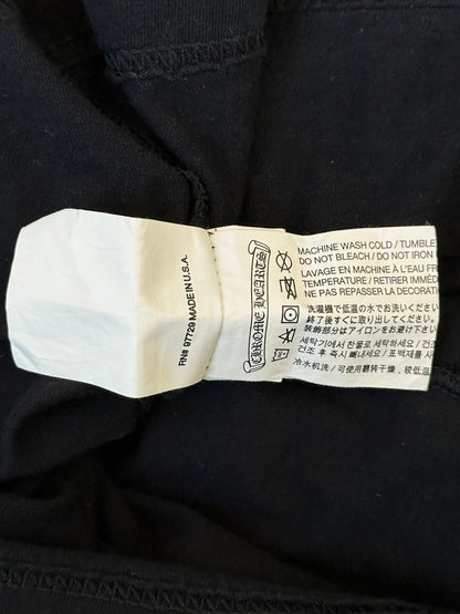 Chrome Hearts Black & White Dagger Logo T-Shirt