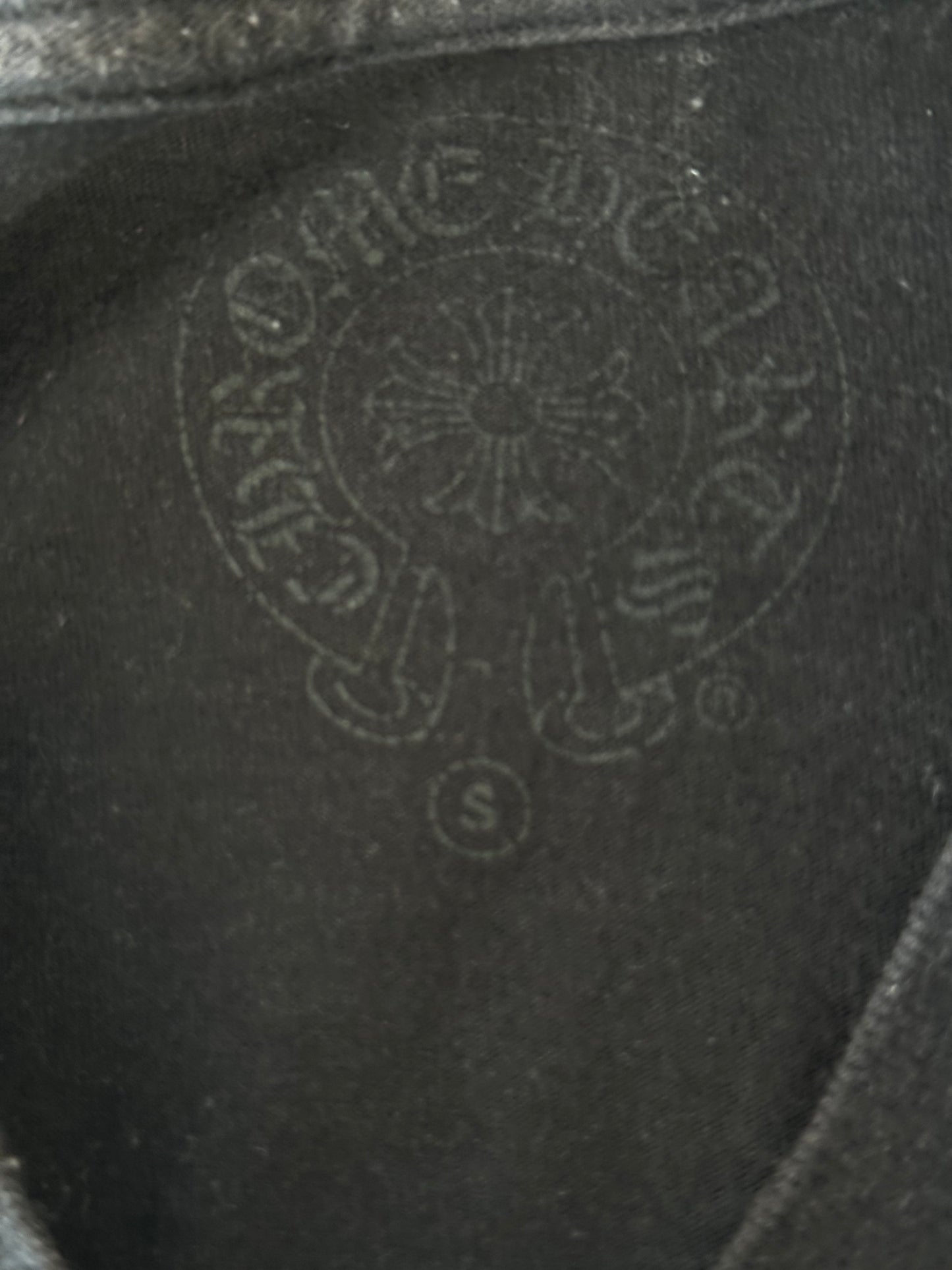 Chrome Hearts Black & Yellow Dagger Logo T-Shirt