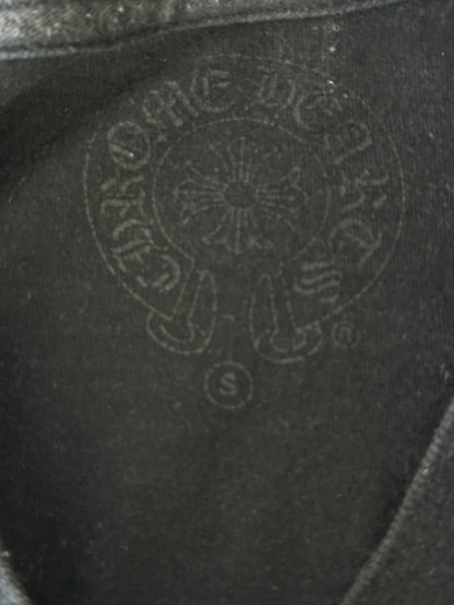 Chrome Hearts Black & Yellow Dagger Logo T-Shirt