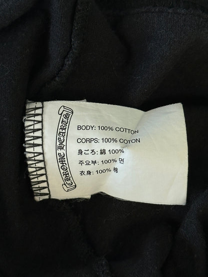 Chrome Hearts Black & Yellow Dagger Logo T-Shirt