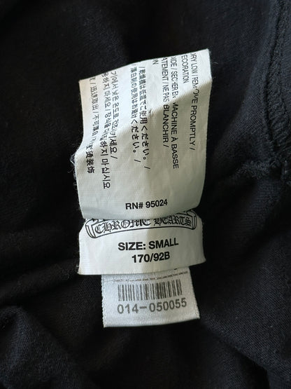 Chrome Hearts Black & Yellow Dagger Logo T-Shirt