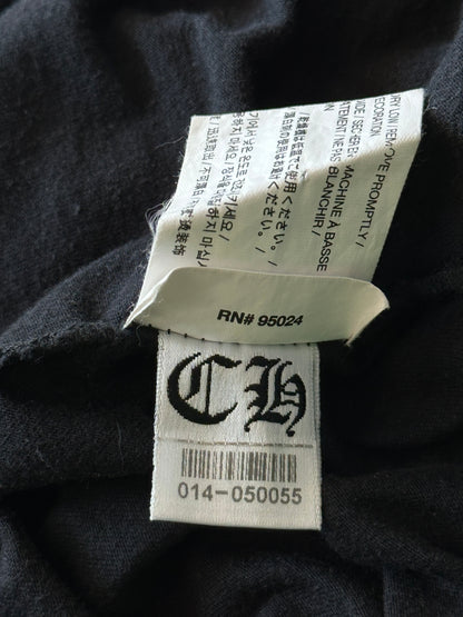 Chrome Hearts Black & Yellow Dagger Logo T-Shirt