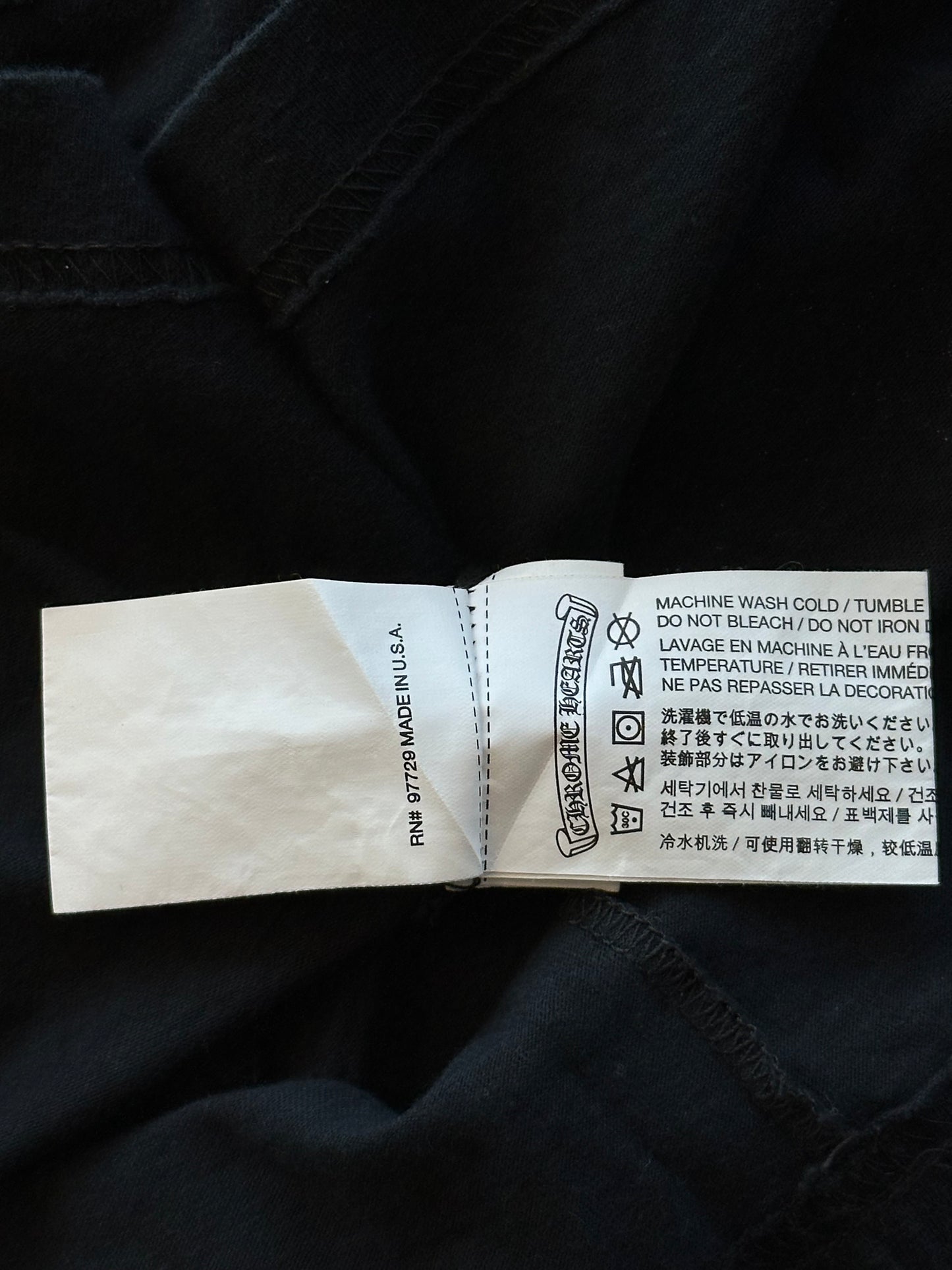 Chrome Hearts Hong Kong Exclusive Horseshoe Logo T-Shirt