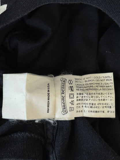 Chrome Hearts Black & White Foti Skulls Graphic T-Shirt