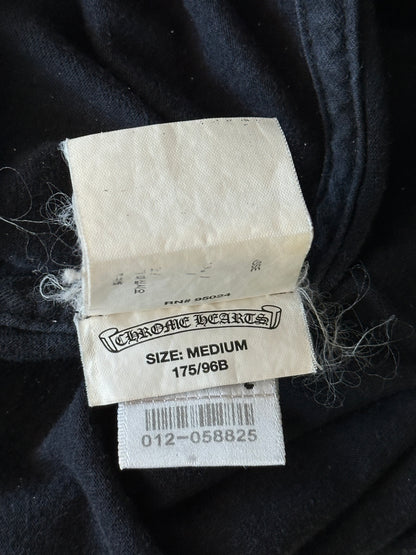 Chrome Hearts Black & White Foti Skulls Graphic T-Shirt