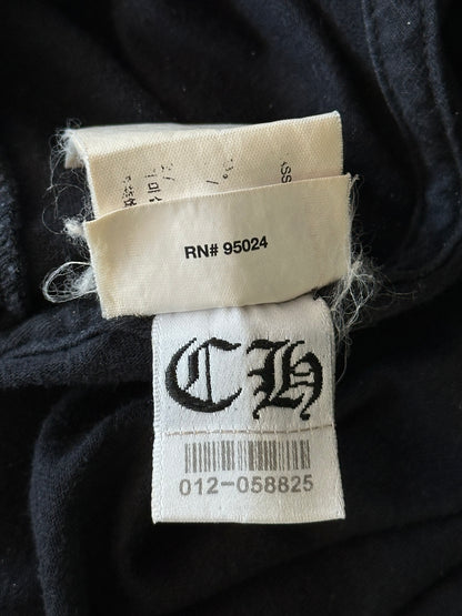 Chrome Hearts Black & White Foti Skulls Graphic T-Shirt