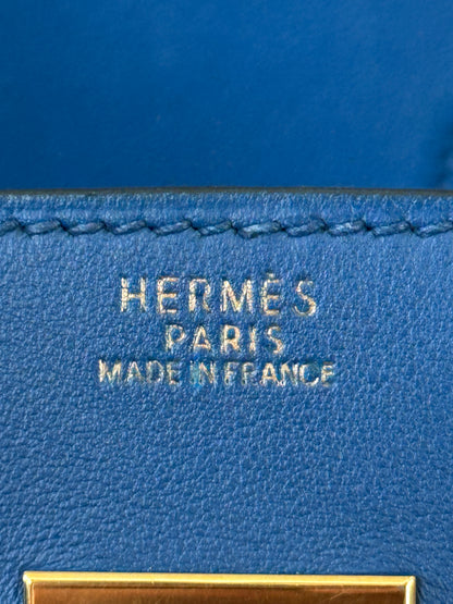 Hermes Blue Swift Birkin 30