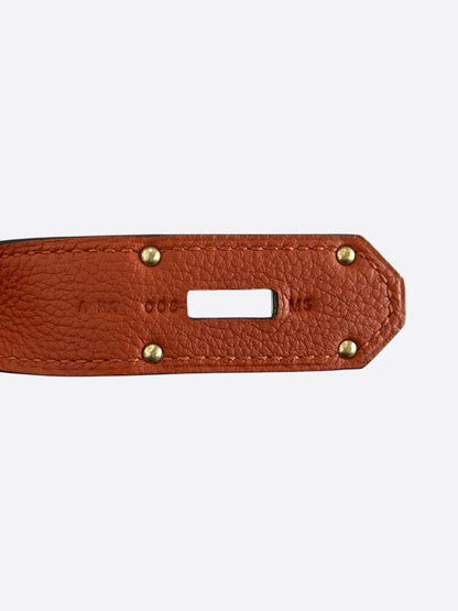 Hermes Red Togo HAC Birkin 50
