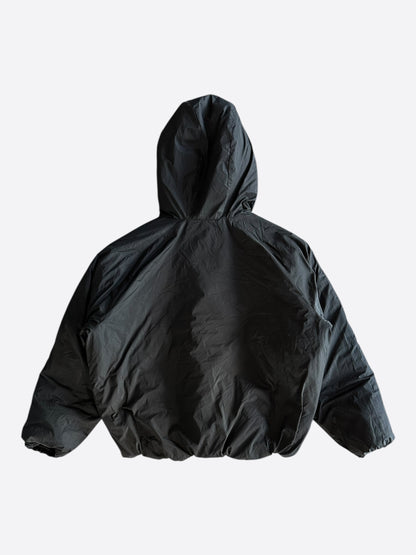 Louis Vuitton Black Flower Monogram Reversible Puffer Jacket
