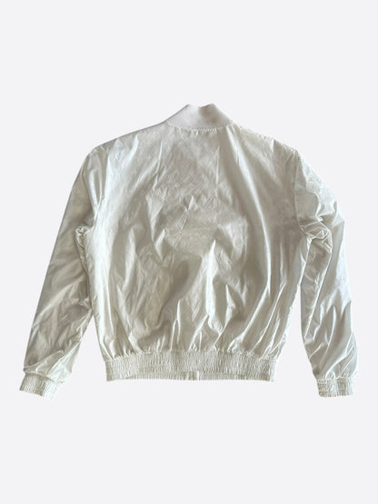 Louis Vuitton White Monogram Reversible Bomber Jacket