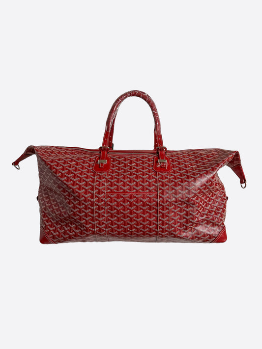 Louis Vuitton Red Monogram Logomania Scarf – Savonches