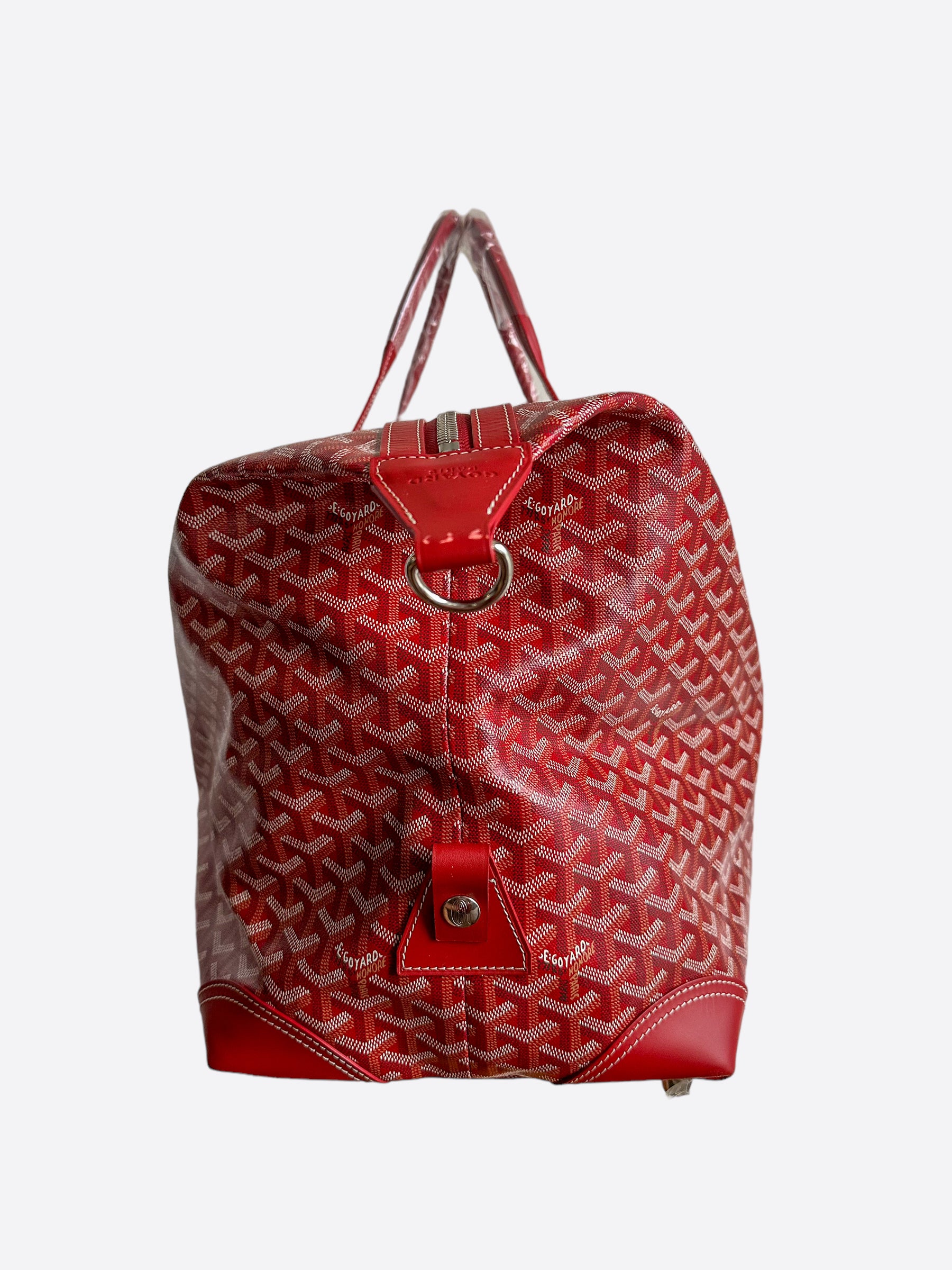 Goyard 'Boston 50' Red Duffle Bag