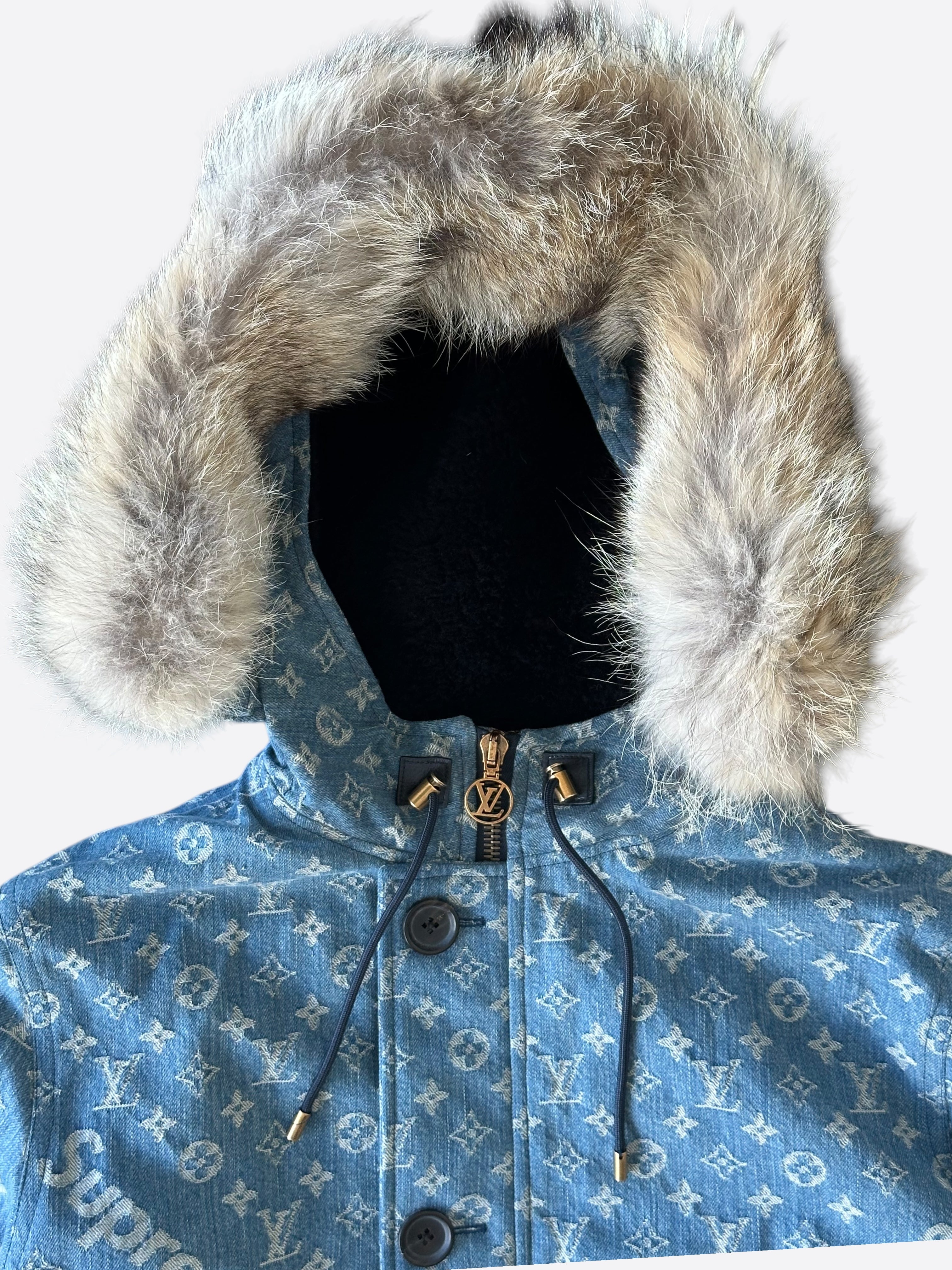 Supreme louis vuitton parka online