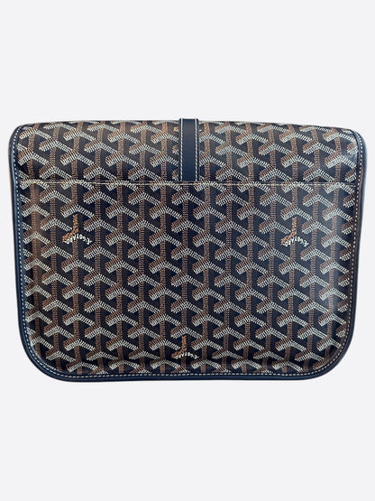 Goyard Navy Belvedere MM Messenger Bag