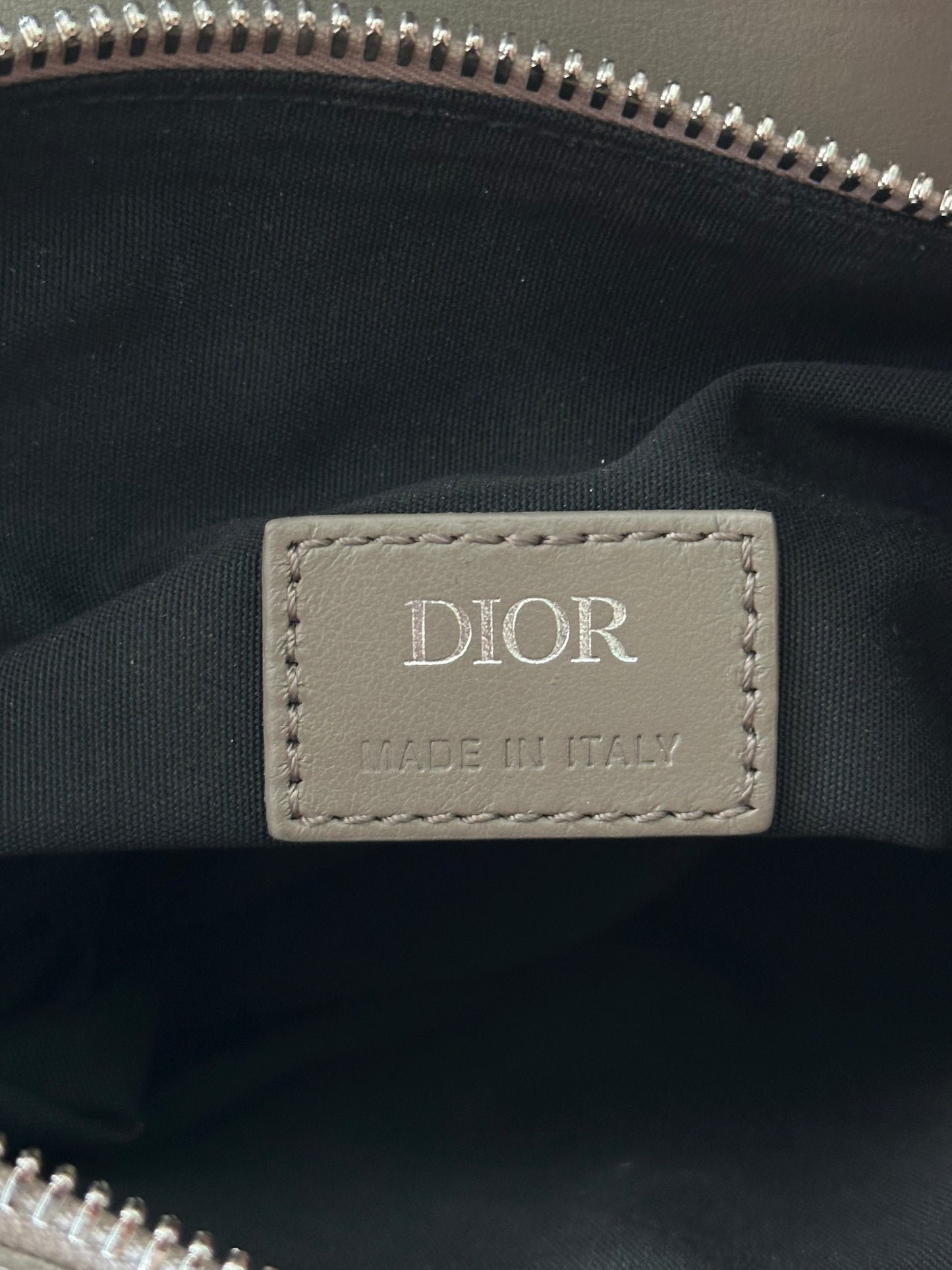 Dior Beige Oblique Galaxy Leather Saddle Bag