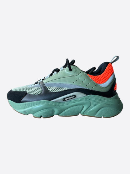 Dior Green & Orange B22 Sneakers