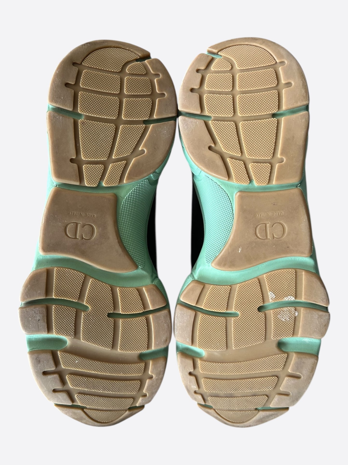 Dior Green & Orange B22 Sneakers