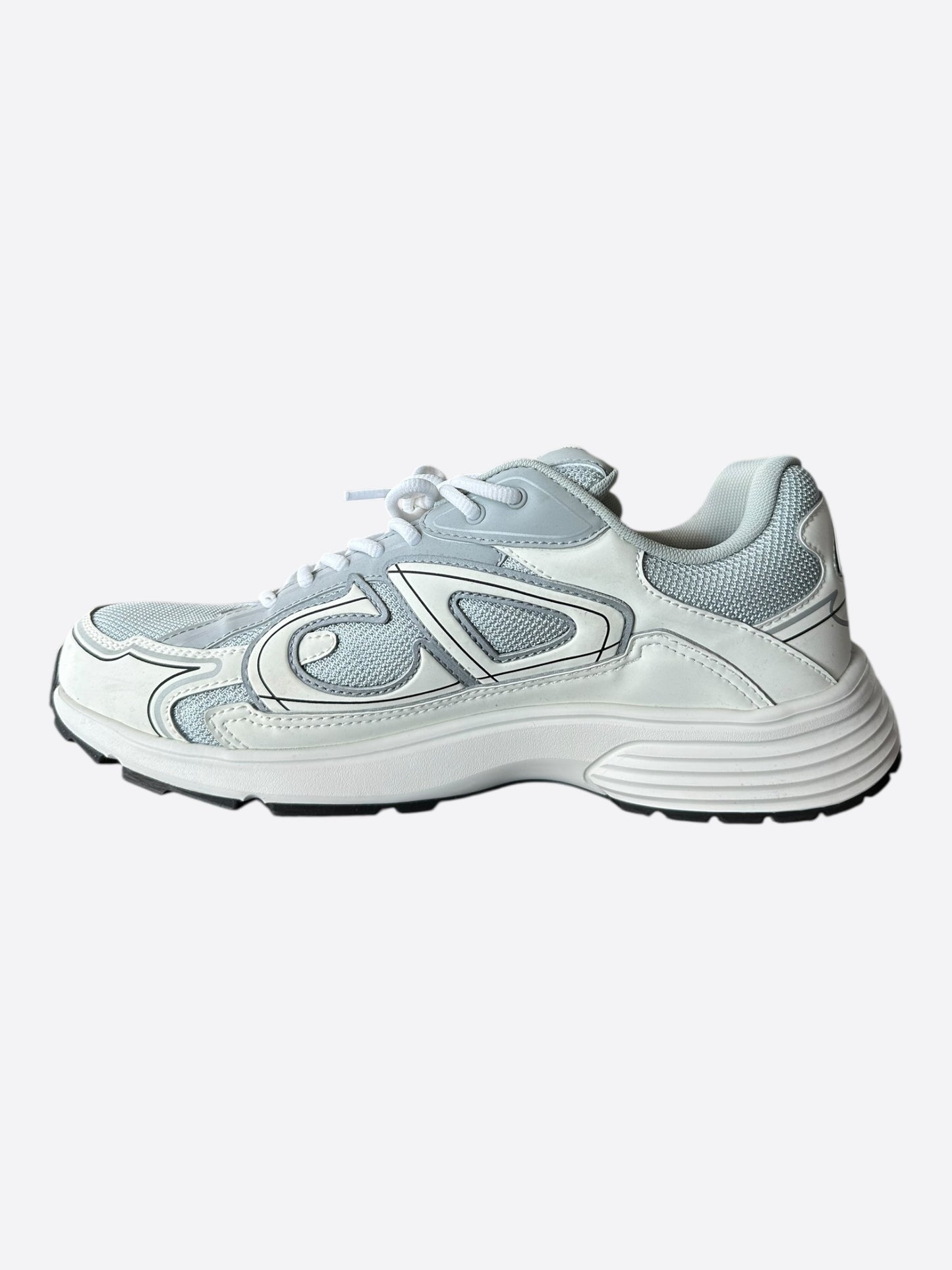 Dior White & Grey B30 Sneakers