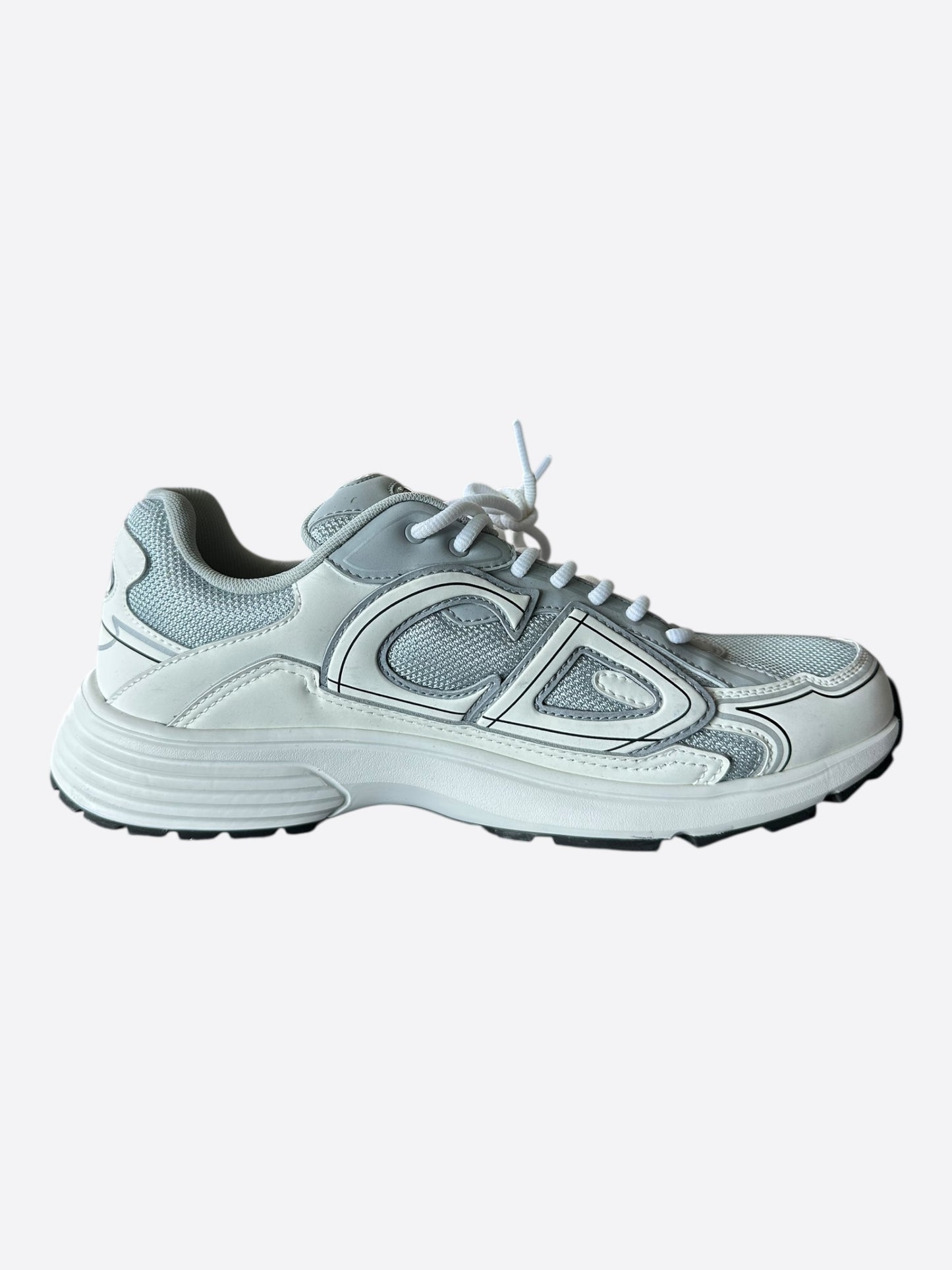 Dior White & Grey B30 Sneakers
