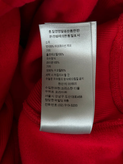 Dior Stussy Red & Black Ox Hoodie