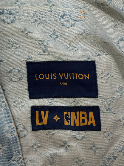 Louis Vuitton NBA Monogram Denim Zip Up Jacket