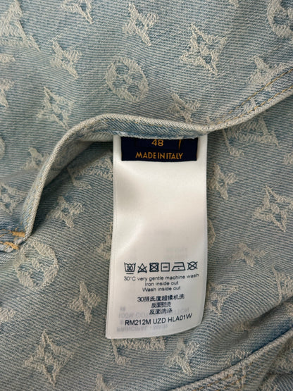 Louis Vuitton NBA Monogram Denim Zip Up Jacket